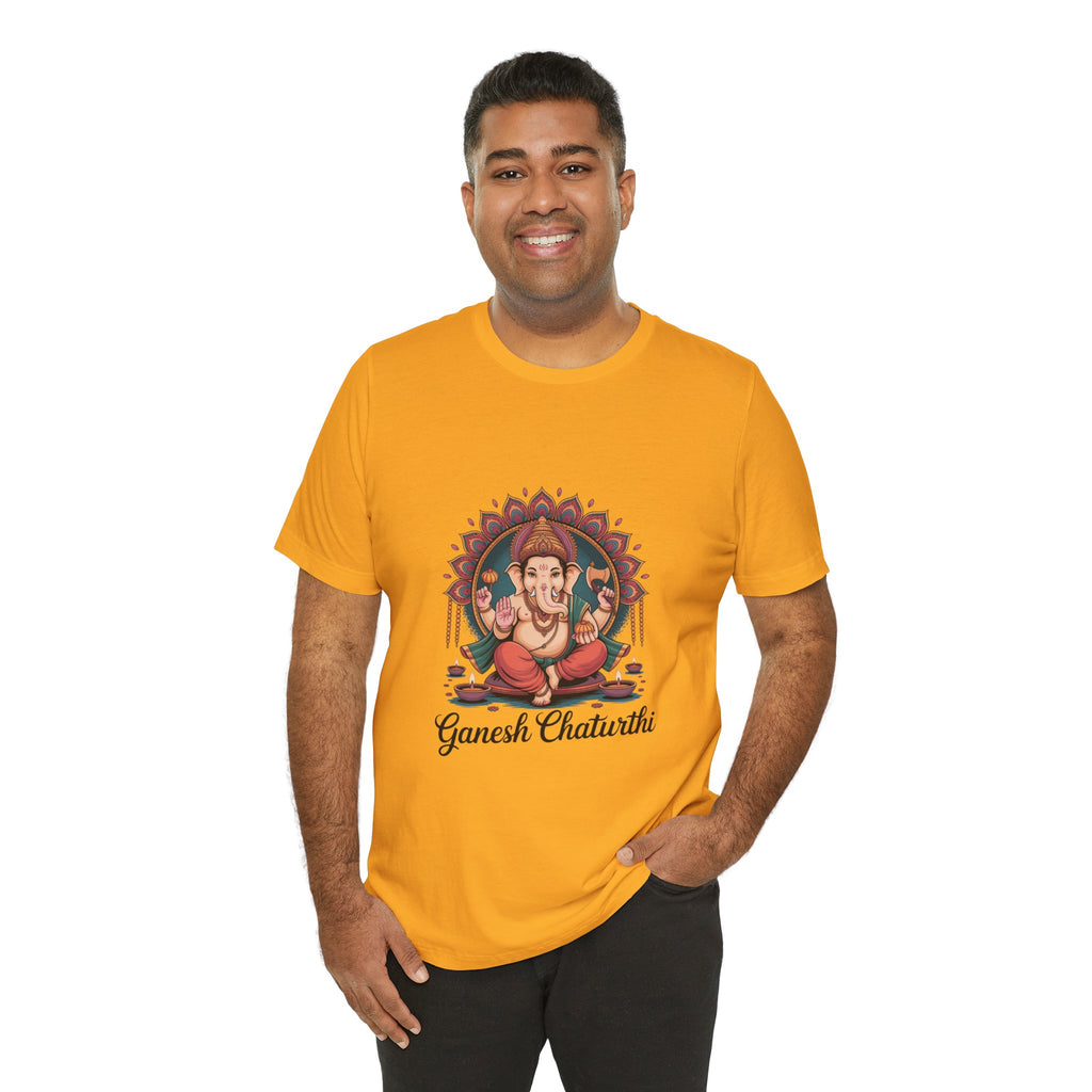 Ganesh Chaturthi T-Shirt, Ganpati Bappa Morya, Ganesha Tee, Spiritual Devotional Wear