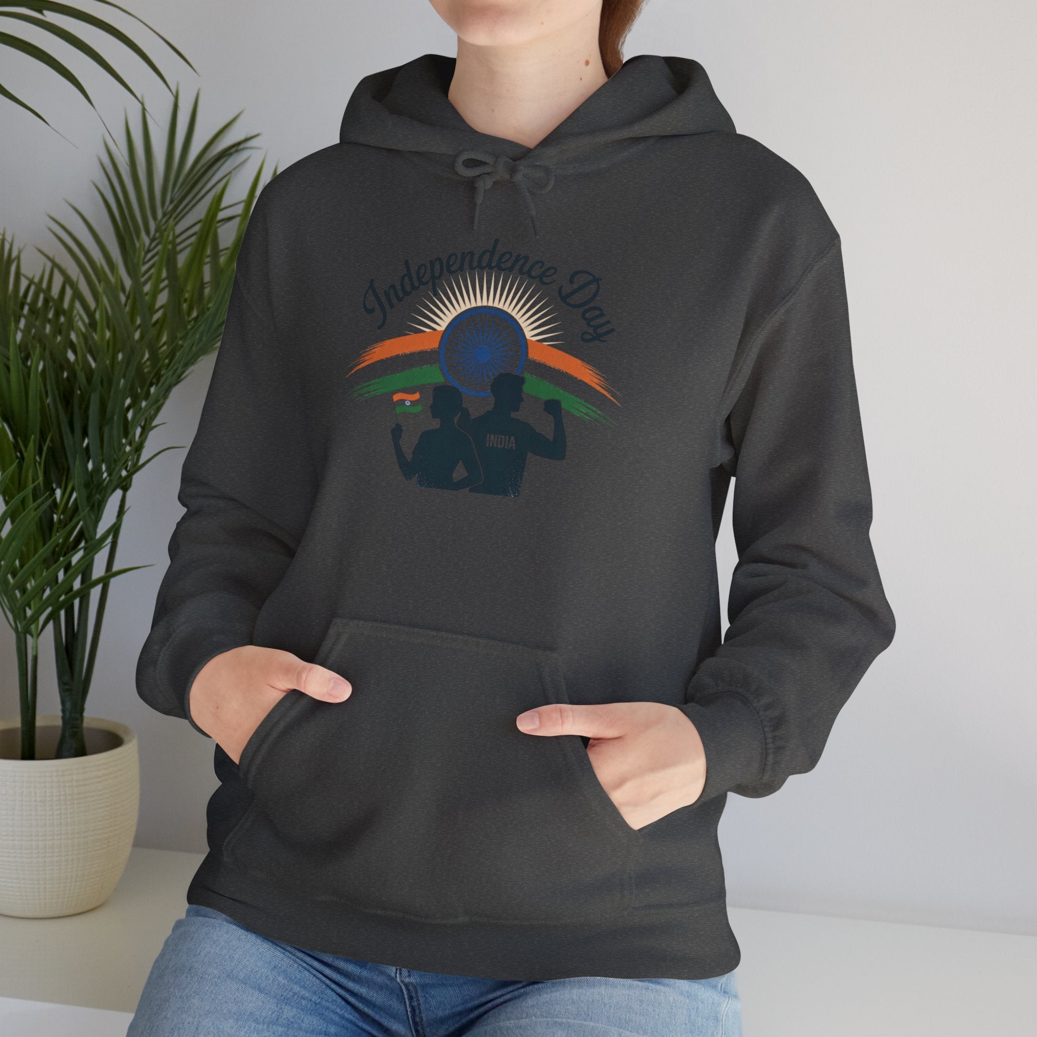 Independence Day Hoodie, Patriotic, Celebrate India's Freedom, Tricolour Hoodie, Indian Flag