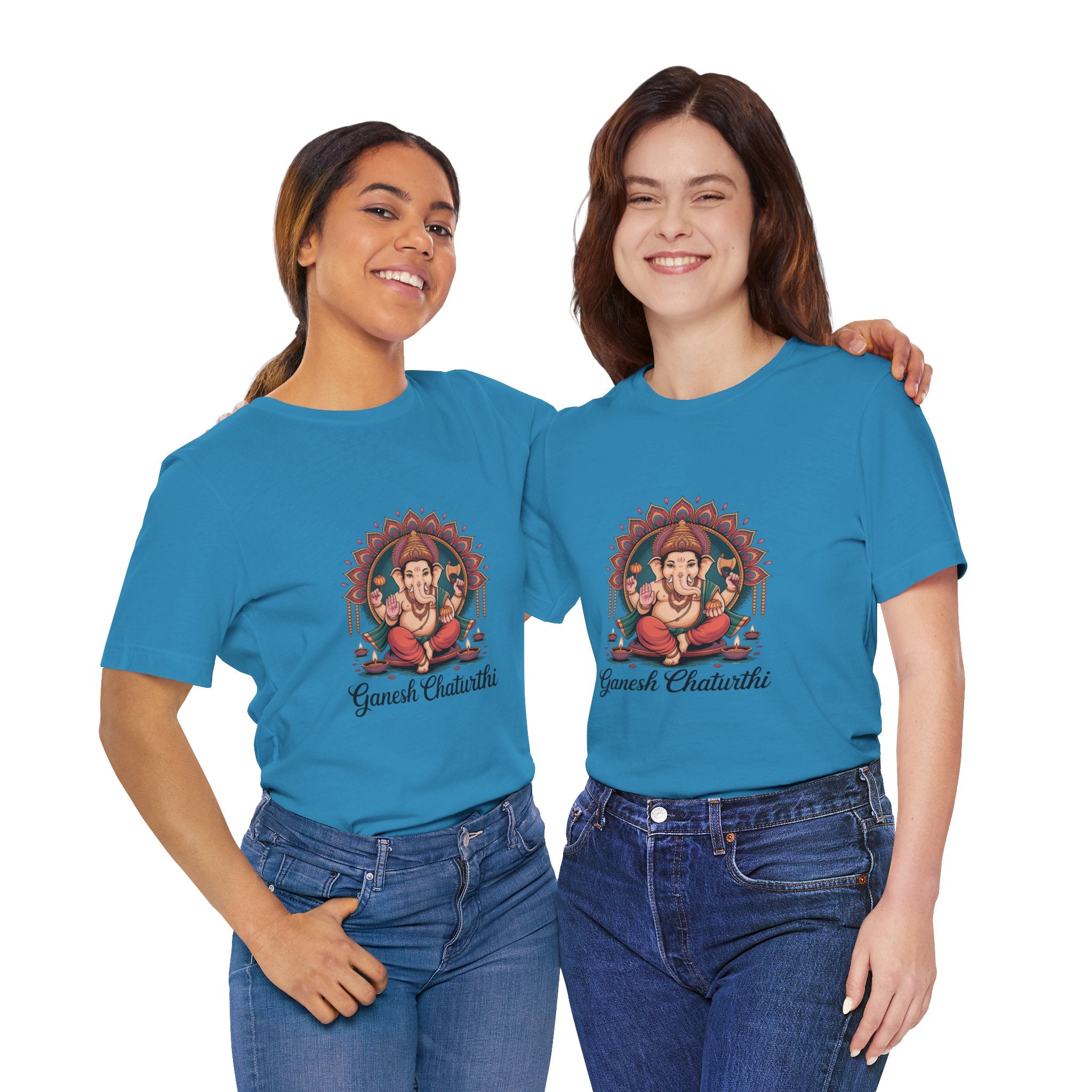 Ganesh Chaturthi T-Shirt, Ganpati Bappa Morya, Ganesha Tee, Spiritual Devotional Wear