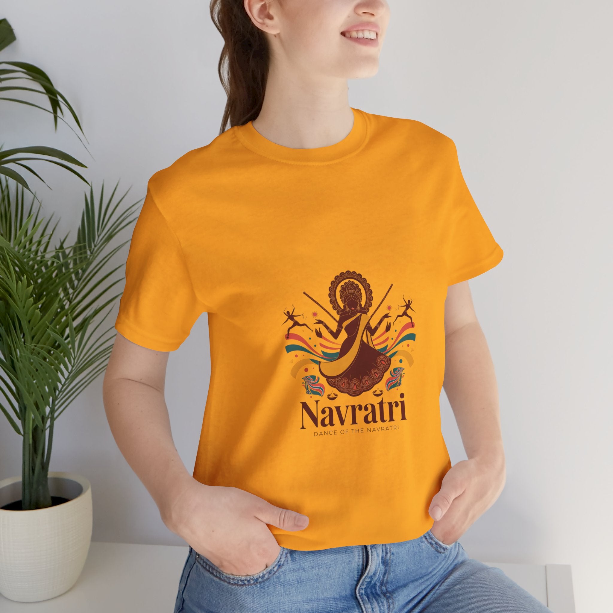 Navratri Festival T-Shirt, Dandiya Garba Tee, Colorful Outfit for Festival Nights